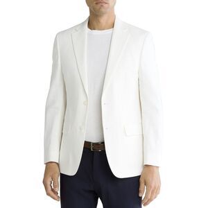 Tommy Hilfiger Mens Modern-Fit Linen Sport Coat 40 Short White Blazer - NWT $360